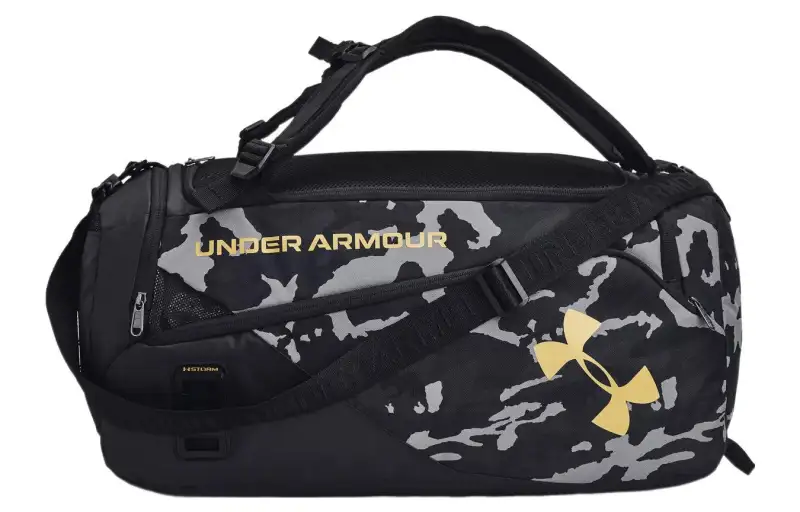Under Armour Polyester Gym Bag, Backpack, Shoulder Bag, Crossbody Bag, Handbag Medium Unisex Black