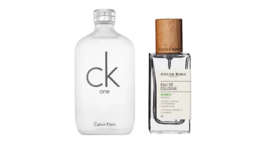 Calvin Klein Ck one AR empty mountain green bamboo woody fragrance combination EDT EDC