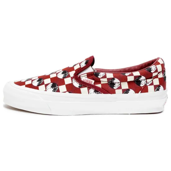 Vans Og Classic Slip On Lx Year Of The Rabbit Red