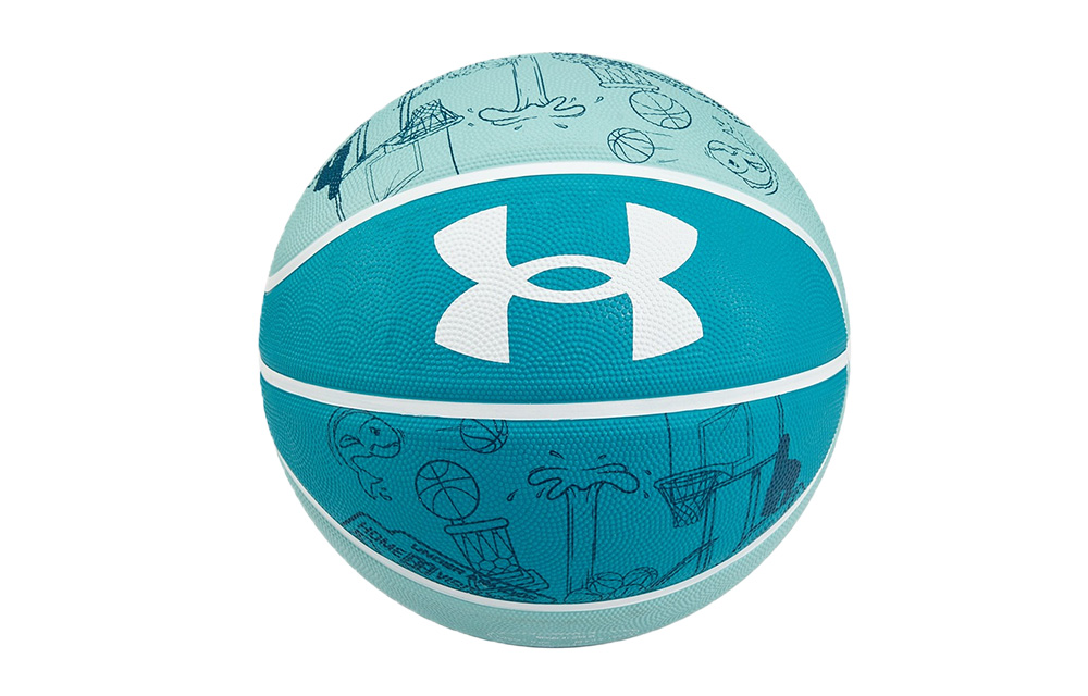Under Armour China Mainland Version Rubber Basketball Green Size 7 Ball Training Unisex