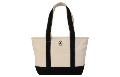 Converse Cotton Tote Bag, Shopping Bag, Shoulder Bag, Handbag Regular Unisex Black