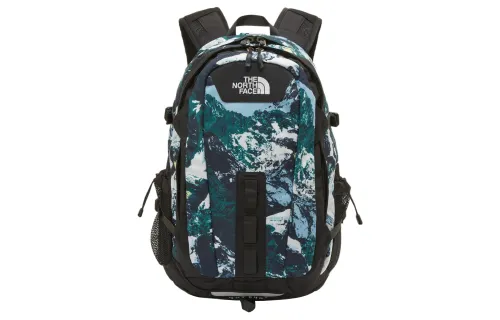 THE NORTH FACE 28L Backpack Outdoor Bag Recycled Polyester Gray Unisex
