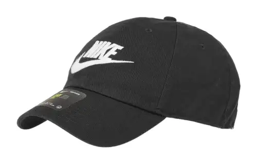 Nike Cotton Baseball Caps Unisex Black