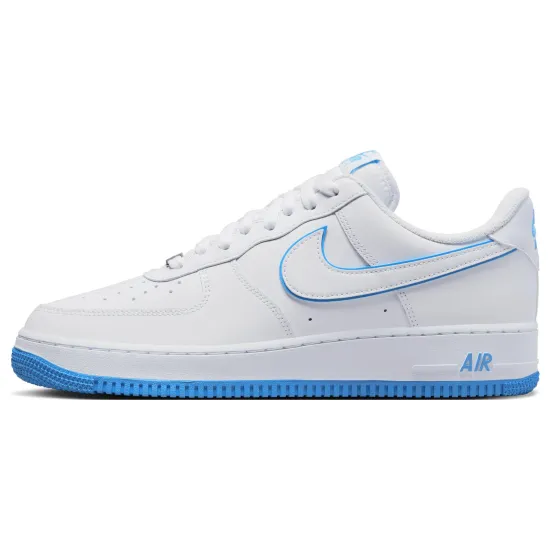 Nike Air Force 1 '07 Low White University Blue Sole