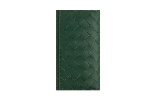 Bottega Veneta Cow Leather Wallet Men's Rain Tree Green/Sage Green