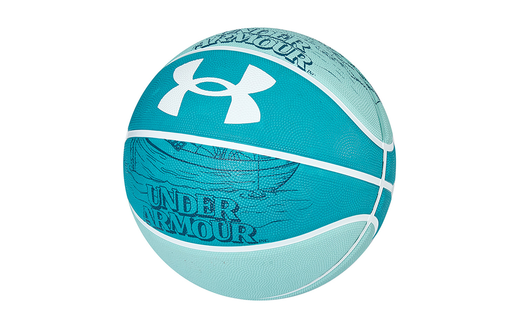 Under Armour China Mainland Version Rubber Basketball Green Size 7 Ball Training Unisex