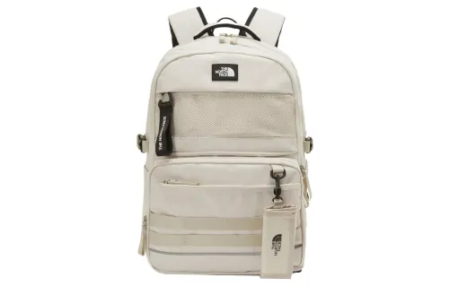 THE NORTH FACE 26L Backpack Outdoor Bag Polyester Beige Gray Unisex