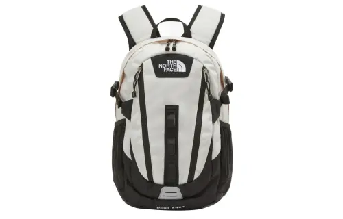 THE NORTH FACE 17L Backpack Outdoor Bag Polyester Beige & Black Unisex
