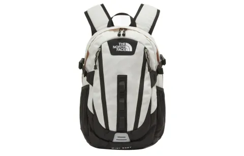 THE NORTH FACE 17L Backpack Outdoor Bag Polyester Beige & Black Unisex