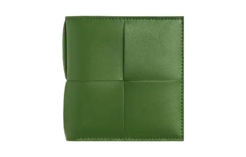 Bottega Veneta Cow Leather Wallet Men's Avocado Green