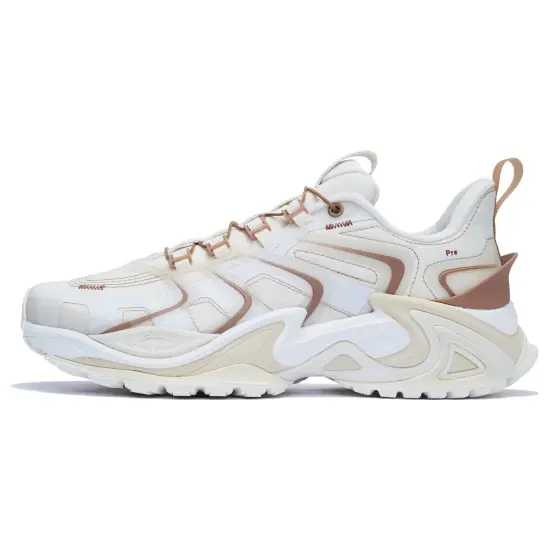 Soulland x LiNing Cat Paw ACE Cushioning Anti-Slip And Wear-Resistant Low-Top Sports Casual Shoes Men's White Brown