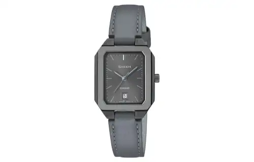 CASIO ['50', 149262]m Waterproof Quartz Movement Genuine Leather Strap Watch Women's Watch Gray Dial