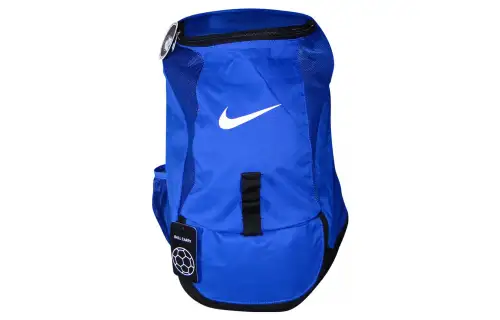 Nike TEAM FOOTBALL outdoor football series large capacity sports polyester (polyester fiber) backpack backpack regular men and women same style couple model blue