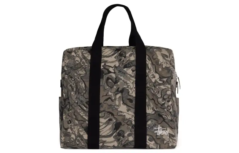 Stussy Cotton Canvas Bag, Handbag Regular Unisex Multicolor