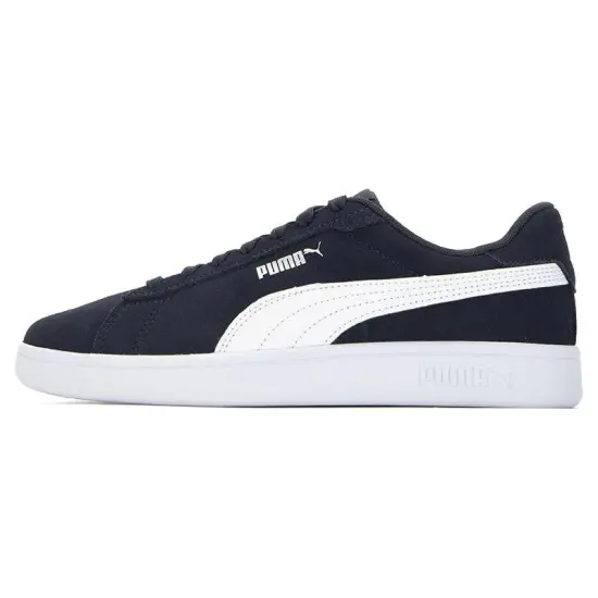 PUMA Smash 3.0 Skateboarding Shoes Unisex Low-top Blue/white/silver