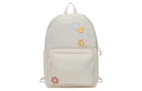 Converse Polyester Backpack Unisex Milk White