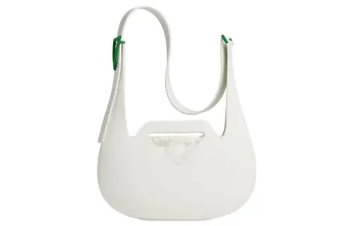 Bottega Veneta Punch Recyclable Rubber White/Parakeet