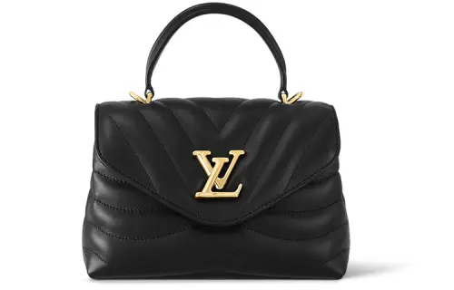 LOUIS VUITTON New Wave Smooth Cow Leather Shoulder Bag, Crossbody Bag, Handbag Regular Women's Black