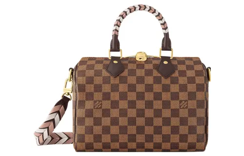 LOUIS VUITTON Speedy Coated Canvas Pillow Bag, Shoulder Bag, Crossbody Bag, Handbag Regular Women's Brown