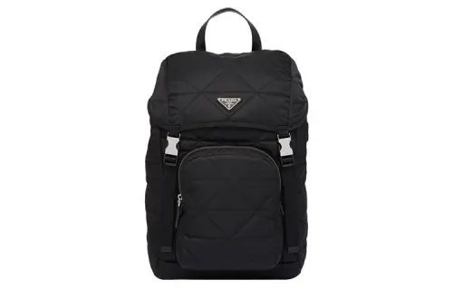 PRADA Recycled Nylon Backpack Men's Black
