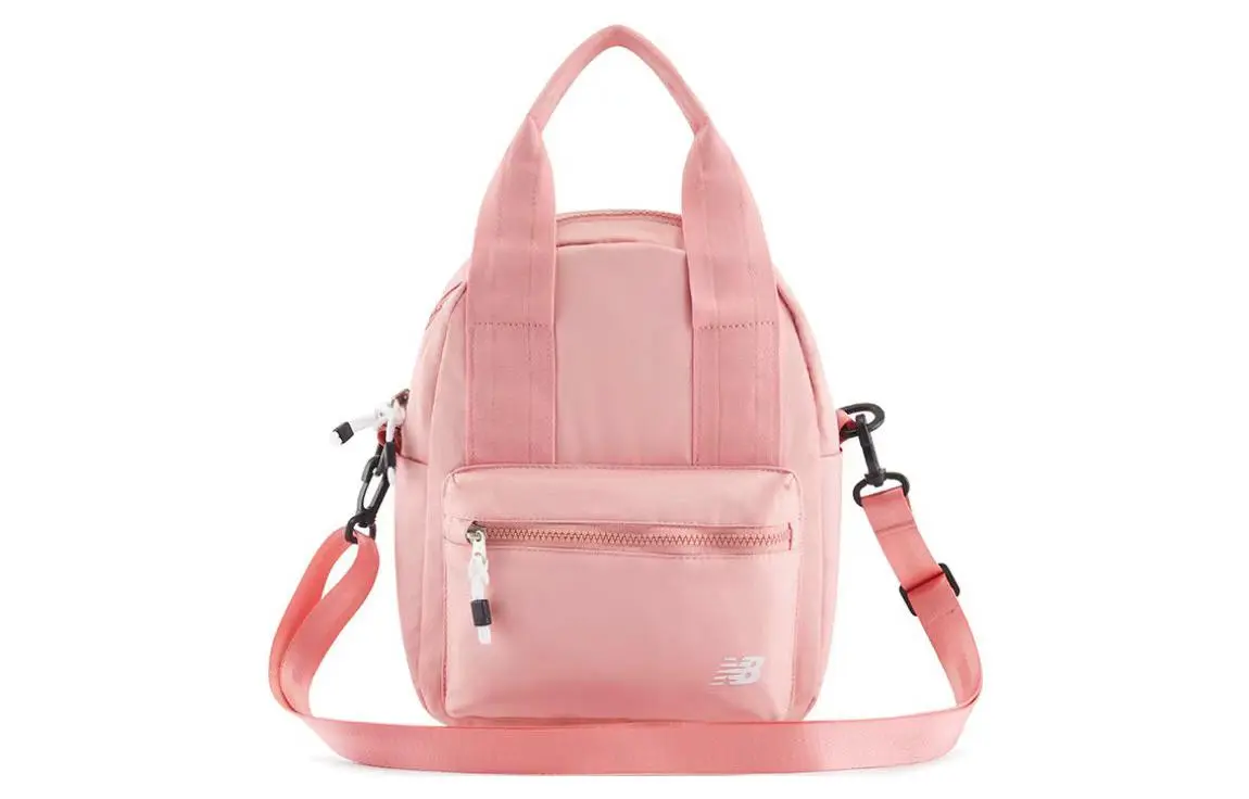 New Balance Versatile Fabric Handbag, Shoulder Bag, Crossbody Bag, Backpack Regular Women's Pink