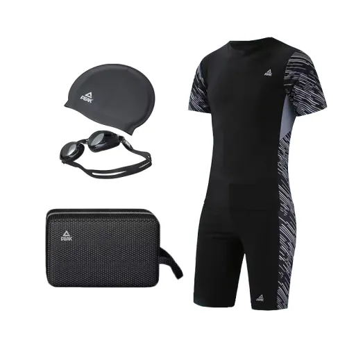 Breathable comfortable quick dry set for swimming, men's style
