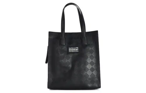 FILA FUSION Polyurethane, Synthetic Leather Handbag, Shoulder Bag Unisex Black