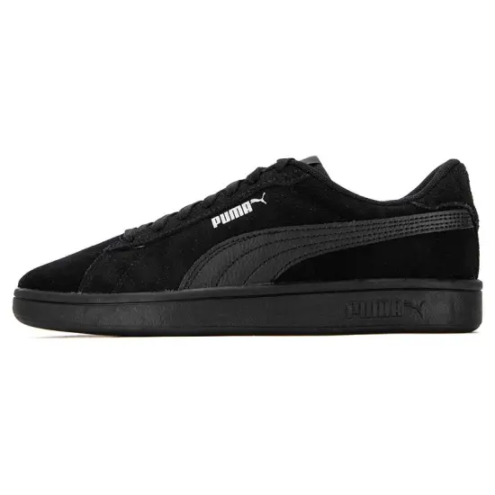 PUMA Smash 3.0 Skateboarding Shoes Unisex Low-top Black/Sliver