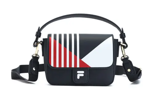FILA Pu Shoulder Bag, Handbag, Shoulder Bag, Crossbody Bag Extra Small Women's Blue