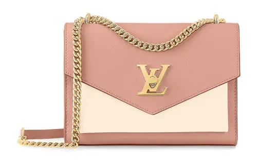 LOUIS VUITTON Mylockme Grained Calfskin Crossbody Bag, Shoulder Bag Women's