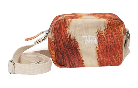 Stussy Canvas Side Pouch Cowhide