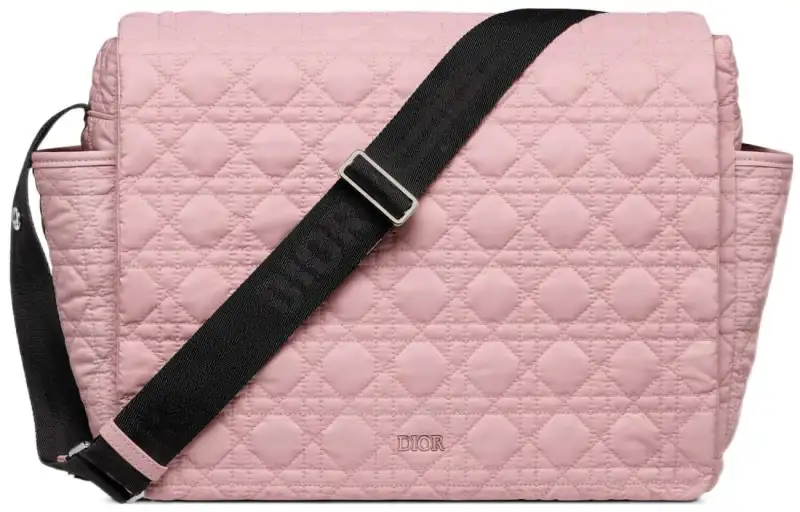 DIOR Canvas Storage Bag Women's Light Pink