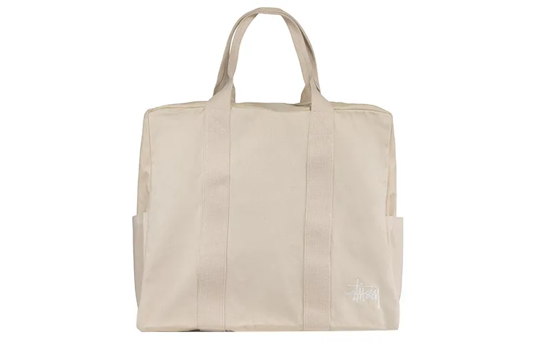 Stussy Canvas Flight Bag Natural