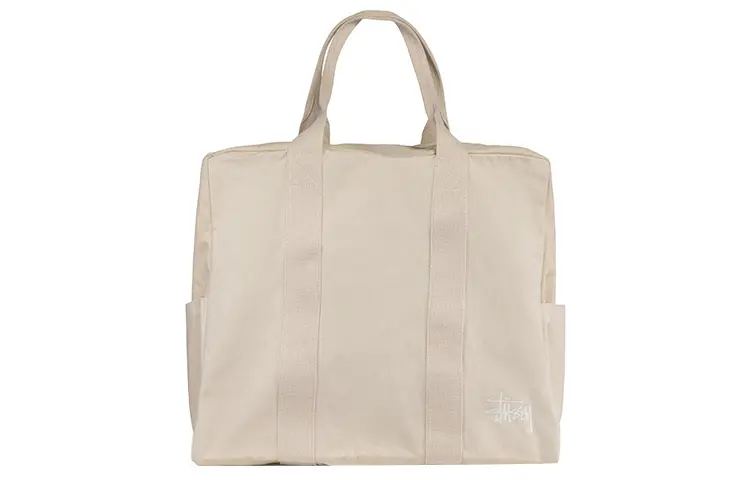 Stussy Canvas Flight Bag Natural