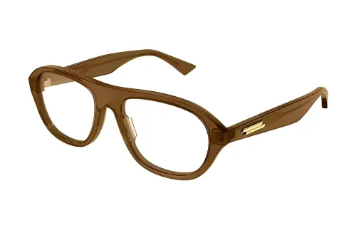 Bottega Veneta Prescription Glasses Men's Brown