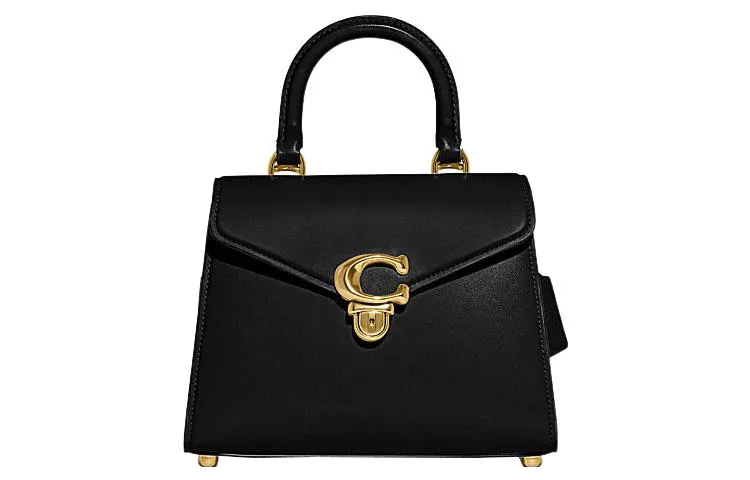 COACH Sammy Cow Leather Handbags Medium Women's Black