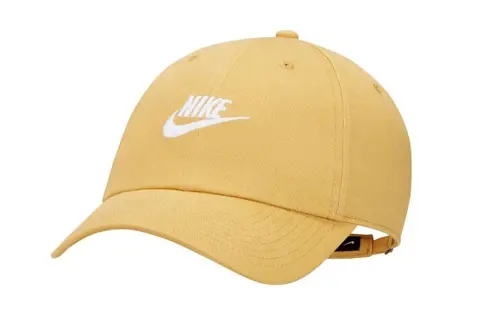 Nike Cotton Baseball Caps Unisex Yellow