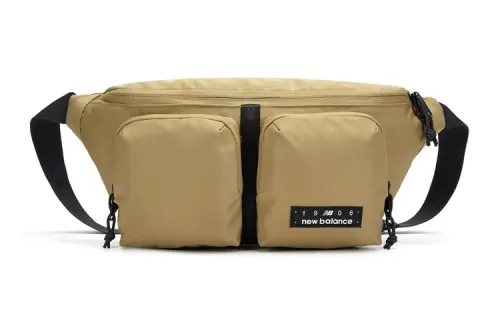 New Balance Fabric One Shoulder Crossbody Fanny Pack Regular Unisex Khaki