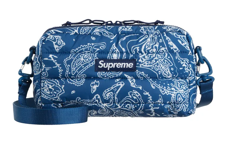 Supreme Nylon Fabric Crossbody Bag, Shoulder Bag Regular Unisex Red/Blue/Black/Green