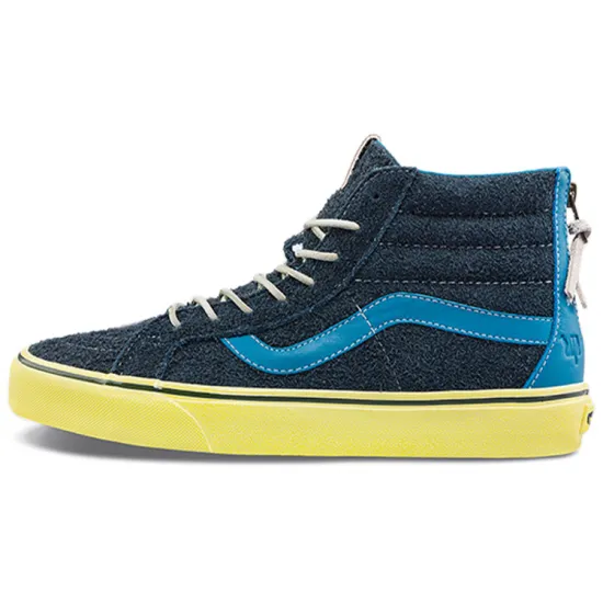 Liberaiders X Vans SK8 Skateboarding Shoes Unisex High-top Blue/Yellow