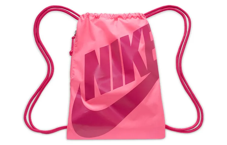 Nike Polyester Backpack Regular Unisex Pink