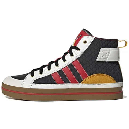 Adidas Neo Neo City Canvas Hi 'White Red Black'
