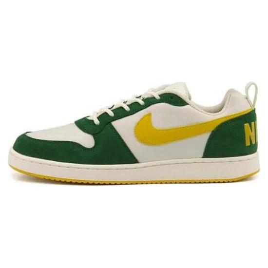 Nike Court Borough Series Skateboarding Shoes Men Low-top White/green/yellow