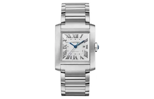 CARTIER TANK DE Automatic Mechanical Movement 30m Waterproof Men's Watches Watch 30.5mm 30.5mm Silver Dial