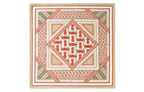 【Previous Season】Montage-print silk scarf