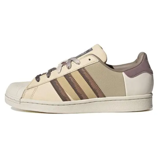 Adidas Originals Superstar Skateboard Shoes Women's Low-top Brown