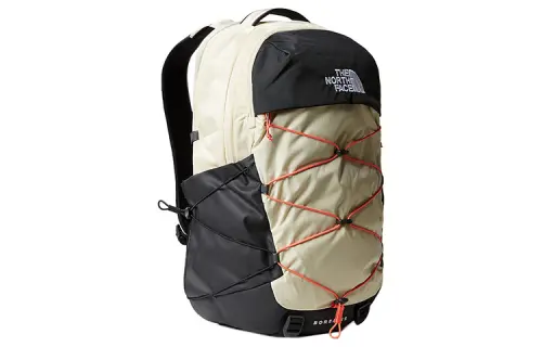 THE NORTH FACE Borealis 28L Backpack Double Shoulder Outdoor Bag Recycled Material Polyester Ecru Unisex
