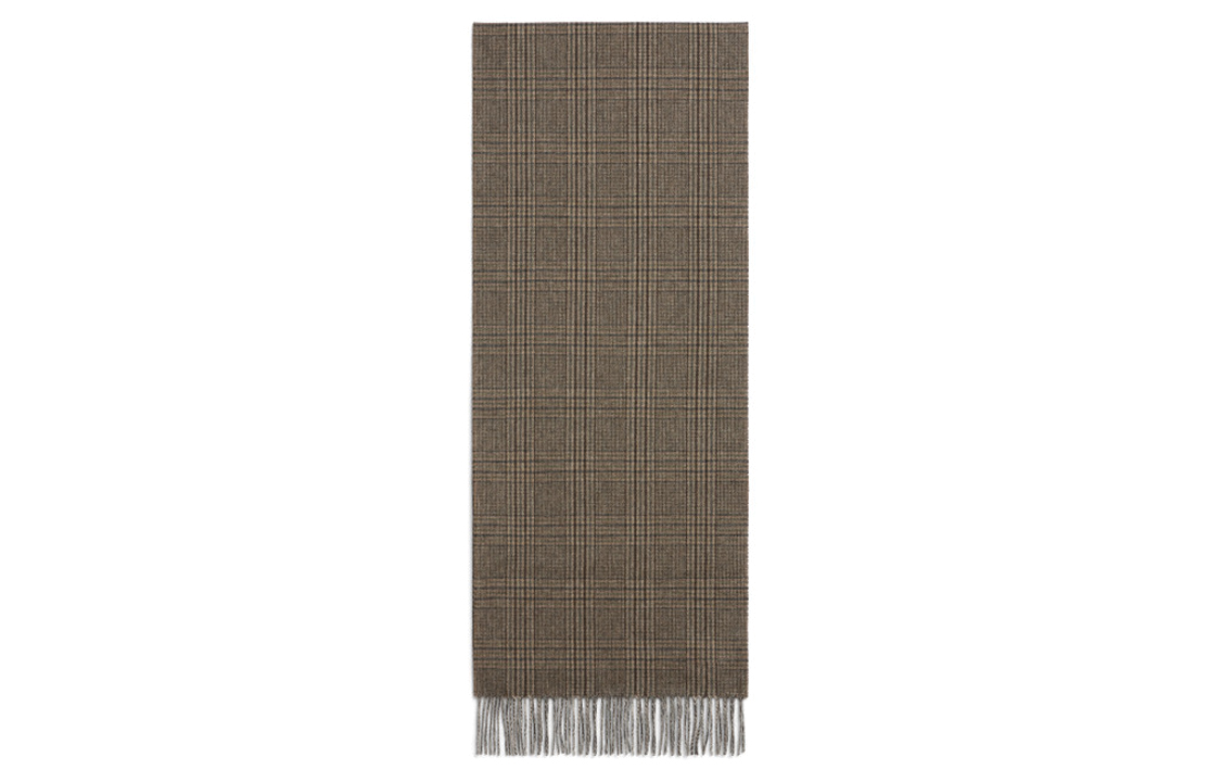 CELINE Knit Scarf Women's Dark Brown