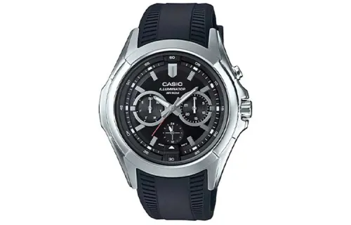 CASIO Men Standard Series 50.4mm Black Watch MTP-E204-1AVDF
