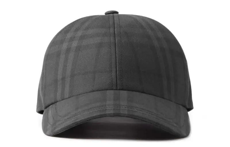 Burberry checked baseball cap